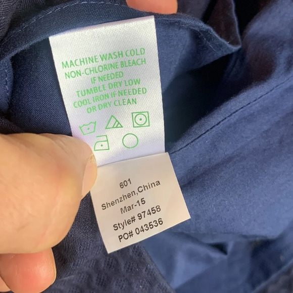 Lilly Pulitzer Valli Shift True Navy Dress New with Tag W-587 Sz 0 - Picture 15 of 15